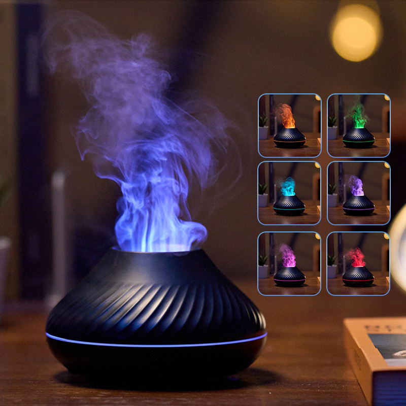 🔥🌿 Flame Aura Aromatherapy Diffuser