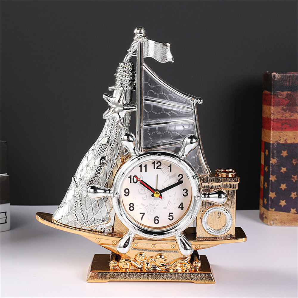 🚤⏰ Boat-Inspired Decorative Alarm Clock