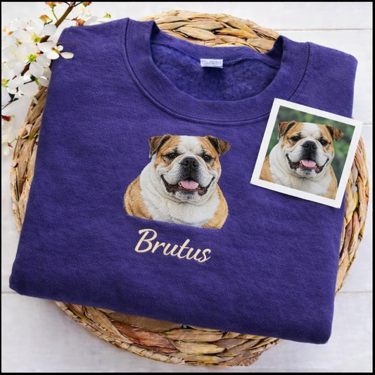 Custom Embroidered Pet SweatShirt