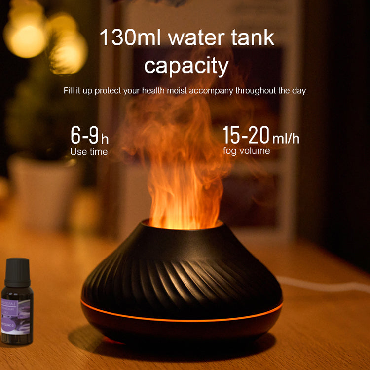 🔥🌿 Flame Aura Aromatherapy Diffuser