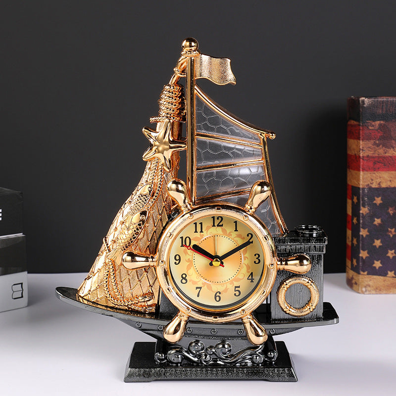 🚤⏰ Boat-Inspired Decorative Alarm Clock